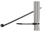 Kabelstrips - 4,8x280mm vejrbest. Sort (100 stk.)