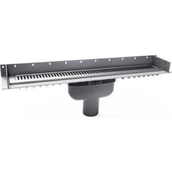 Purus Line sampak 800 komplet afløbsrende 75 mm lav lodret