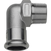 22 x 3/4" TURBO Inox bøjning nippel