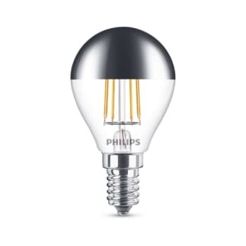 Philips LED Filament Topforspejlet CM P45 35W 827 E14 Klar SRT4