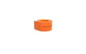 Kabelafdæk orange 100x1,8 mm i rl a 50 mtr - Giv agt - herunder lysleder