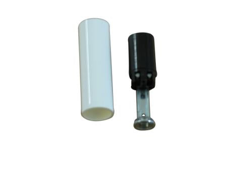 Kertelys M10 Ø25 L80 hvid glat