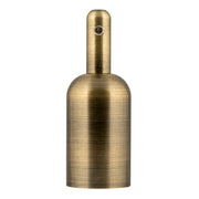 Antik E27 pærefatning - Flaske-form, Bronze