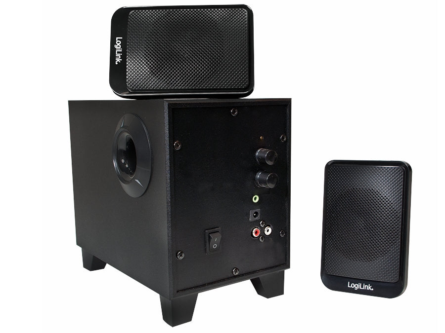 Aktiv 2.1 PC højttalersystem m. subwoofer - 2 x 1,8W + 5,4W