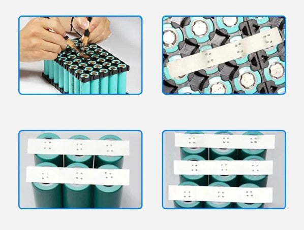 Mini punktsvejser til batteriflige - 650A/8000W, 0,1-0,3mm