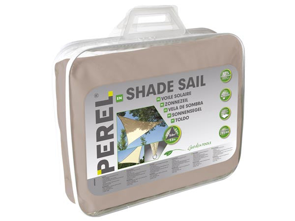 Trekantet solsejl - 3,6 x 3,6 x 3,6m VARM GRÅ