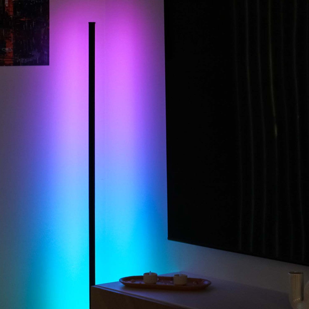 145cm RGBIC+CCT hjørnelampe med Wifi og app styring - 48W, 230V输入