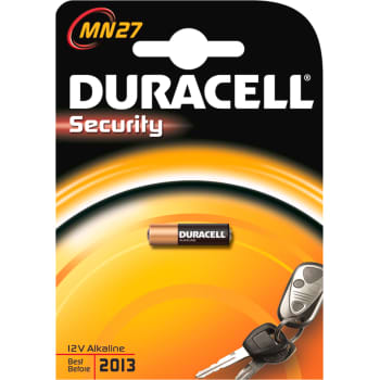 Duracell batteri, SECURITY MN27, 12 V Alkaline, 1 stk.
