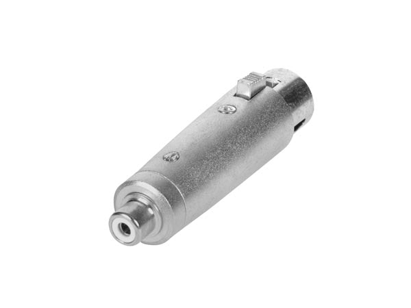 XLR adapter - XLR 3P hun til RCA(Phono) hun