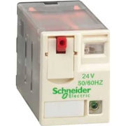 STIKBENSRELÆ 6A 4C/O LED 24VAC