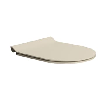 GSI slim toiletsæde med softclose, farve creta