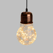LED lystråd pendel Ø14cm, IP44 med 4m tilslutning