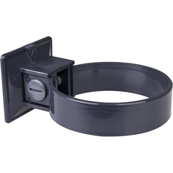 Plastmo plastrørholder 2pak, Ø75mm , grafit
