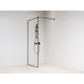 Brasta Dija Frame Brusevæg sort 90 x 200 cm