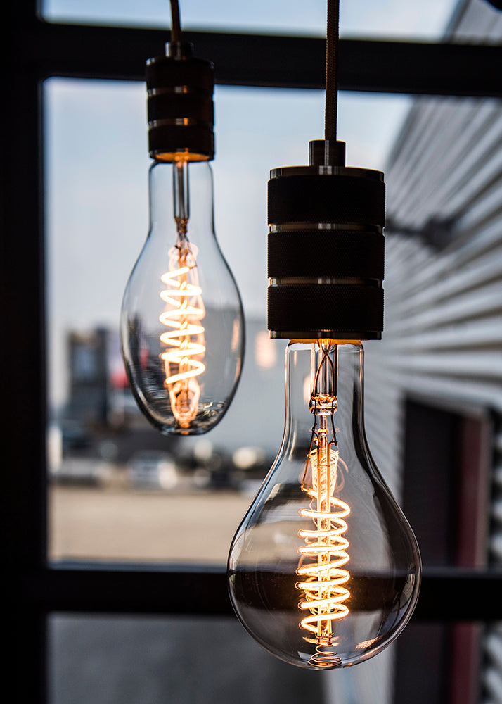 Antik E27 pærefatning - Bronze