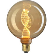 DNA guld globe Ø125 mm E27 3 trin dæmp 3,6W 1800K