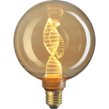 DNA guld globe Ø125 mm E27 3 trin dæmp 3,6W 1800K