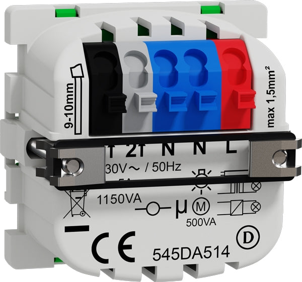 LK FUGA Wiser trådløs dobbelt relæ 1M uden afdækning