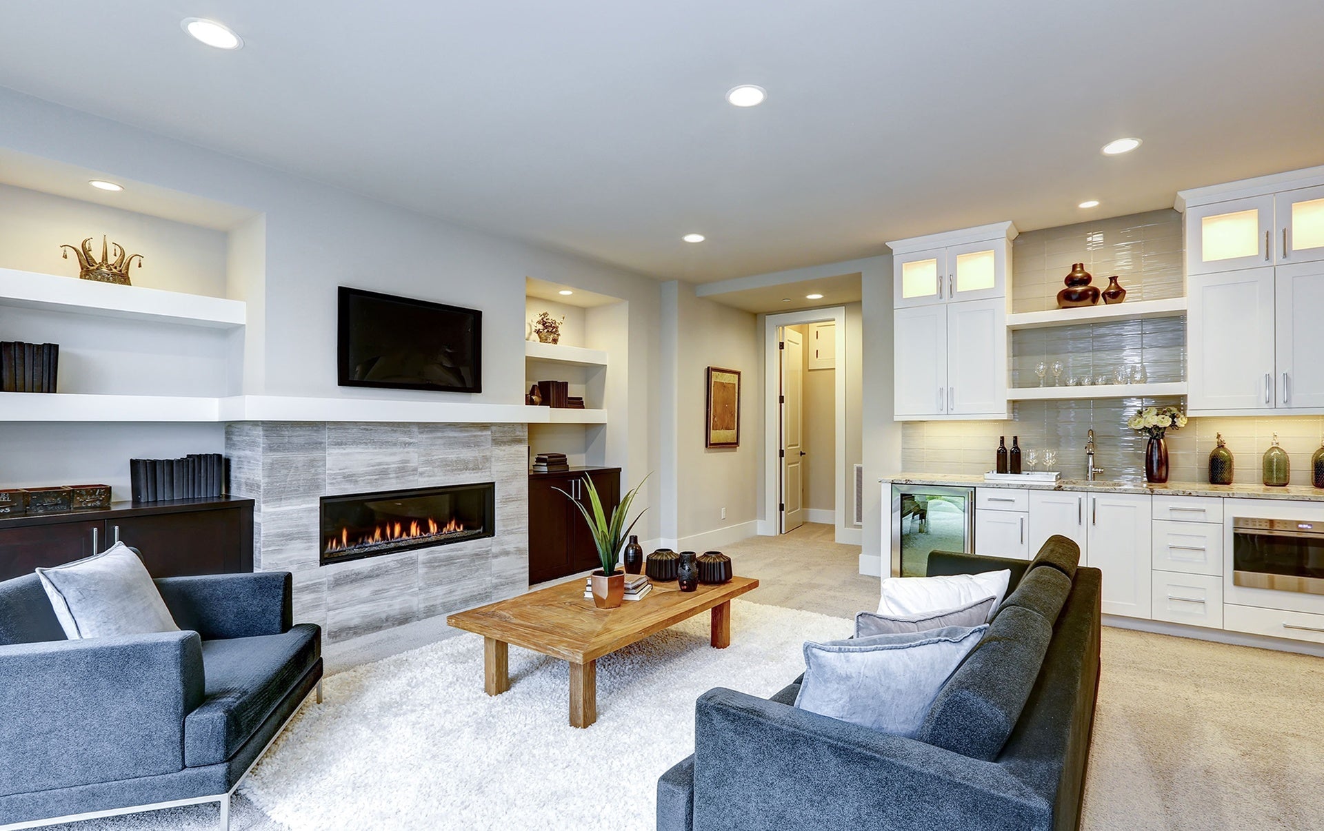 ALGINE Downlight 2-i-1 til overflade eller indbygning 12W 1200Lm 230V