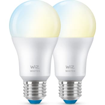 WiZ E27 LED A60 standardpære - varm til kold -2-pak