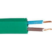 Neopren fladkabel H05RNH2-F 2 x 1,5 mm², grøn T500