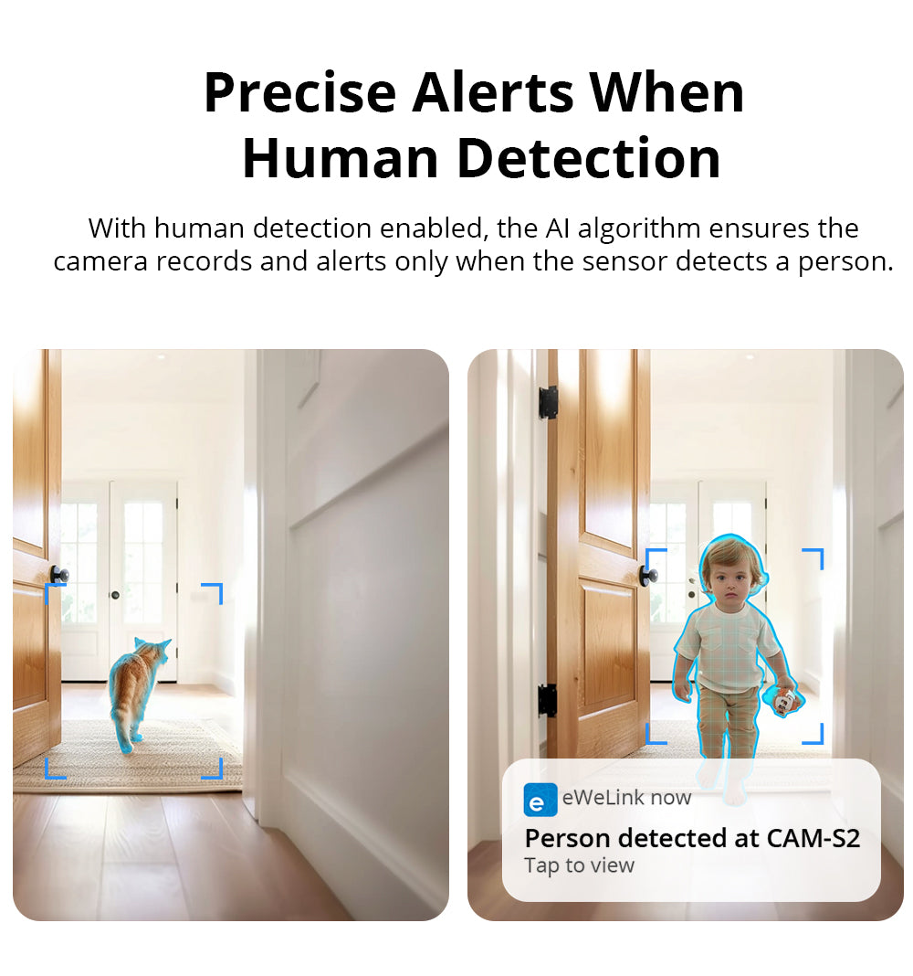 Wi-Fi AI slim overvågningskamera (2nd gen.) - 1080p