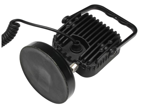 LED projektør m. magnetfod - 12-24V / 15W, Neutral hvid