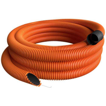 Kabelrør Flex HDPE Ø50/40 50M 450N Orange
