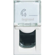 CAT. 6 UDTAG UTP 1M 22,5X45 HVID