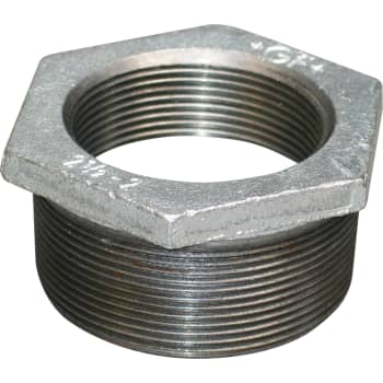 1.1/4" x 1/2" Galvaniseret nippelmuffe