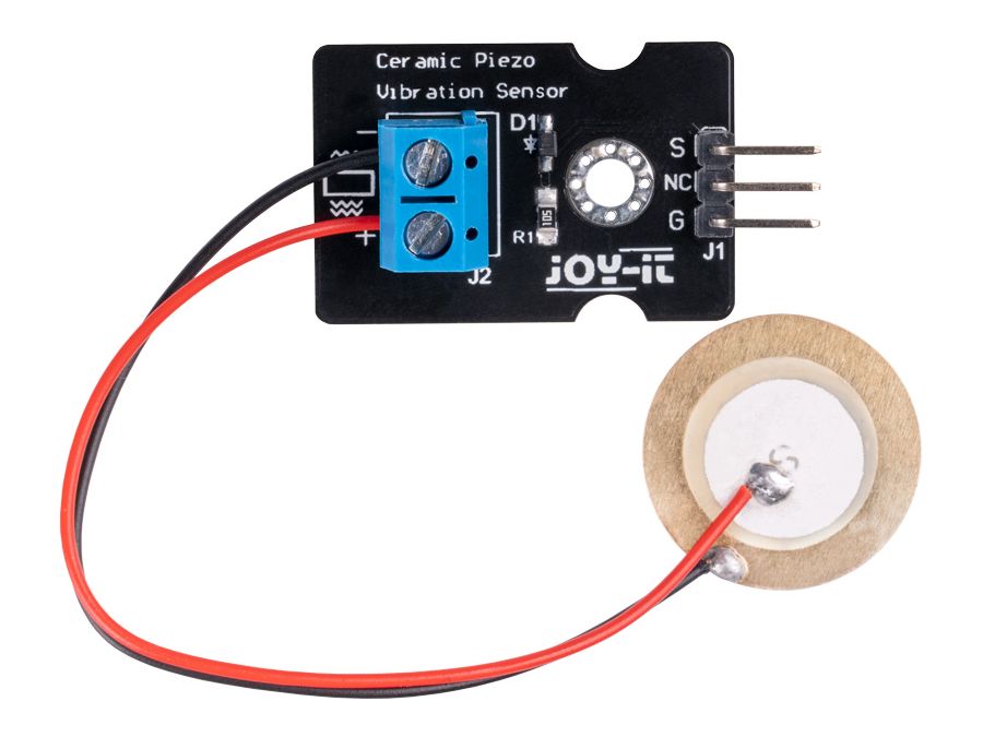 Piezoelektrisk vibrationssensor - Analog