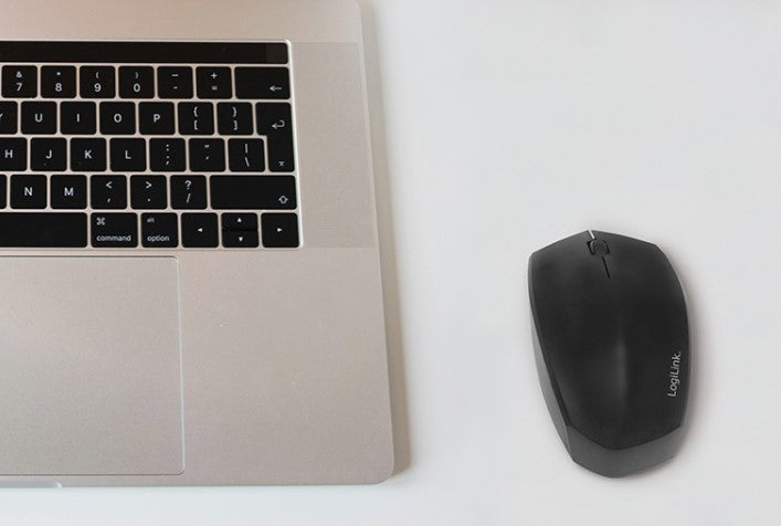 Ergonomisk bluetooth mus - 2,4GHz, 1200dpi, Sort