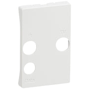 Afdækning TV / R / SAT T2 hvid