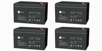 Blybatteri 12V-12AH 151X98X95 VDS 4-pak