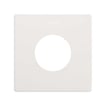 Simon 270 minima ramme til clean stikkontakt 1 modul mat hvid