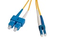 Fiberpatchkabel SC/UPC-LC/UPC singlemode Duplex 1,5 m