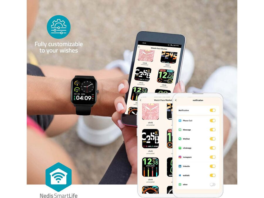 SmartLife Ur - 1,69" LCD, Vandtæt, Android