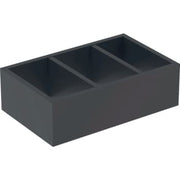 Ifö skuffeindsats H-opdeling 32.3x9.8x20cm Lava/Melamin