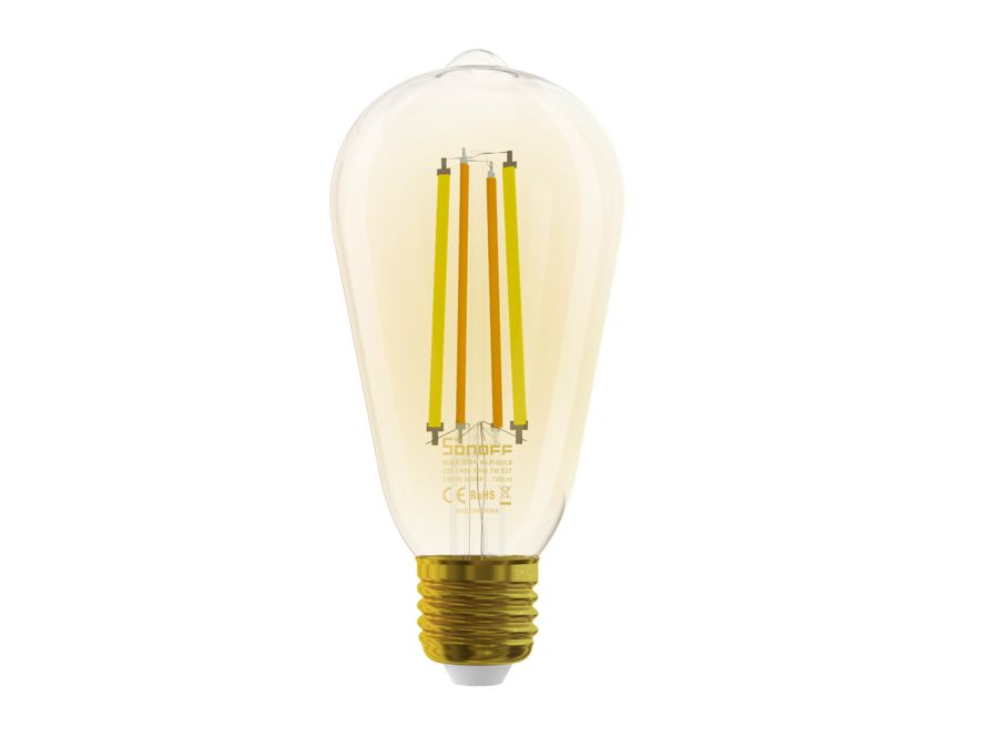 Wi-Fi ST64 Filament LED - 240V / 7W, E27 (1800-5000K)