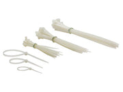 Kabelstrips sortiment - Hvid (75 stk.)