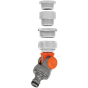 Gardena vinklet hanekobling, 1/2"