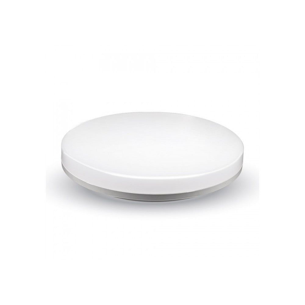 V-Tac 15W LED loftslampe - IP44, Ø20cm, 230V, inkl. lyskilde - Hvidlys 1850lm