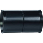 Hekaplast 110 mm PE-samlemuffe til korrugeret kabelrør, sort
