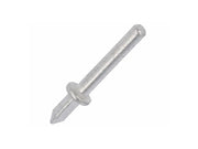 Printspyd m. stop - Nikkel belagt, Ø1,3x12mm (100 stk.)