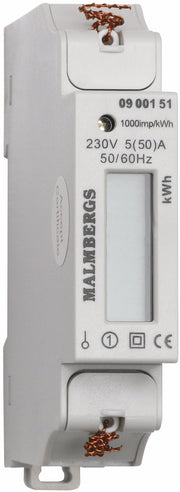 ELMÅLER 1-FASET 230V 50A