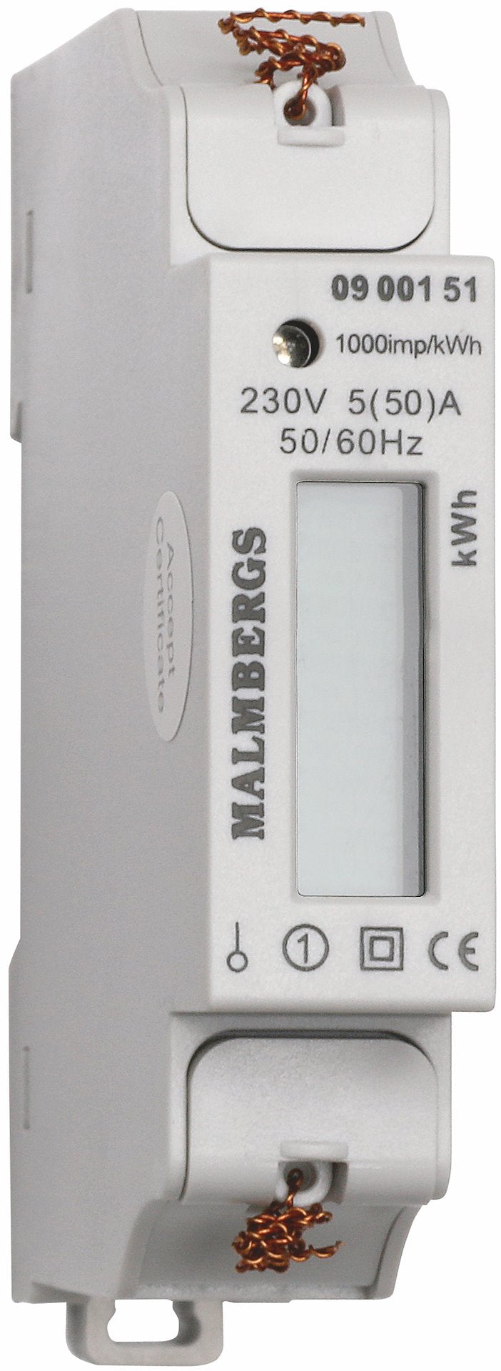 ELMÅLER 1-FASET 230V 50A