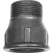 1/2" x 3/8" Galvaniseret spidsmuffe