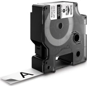 DYMO Rhino industri tape fleksibel nylon sort på hvid 19mmx3,5m