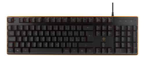 GAMING tastatur - Membran switche, Orange lys, anti-ghosting