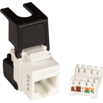 Konnektor Keystone Pro UTP Kat.6 RJ45 flip jack, bulk (150)